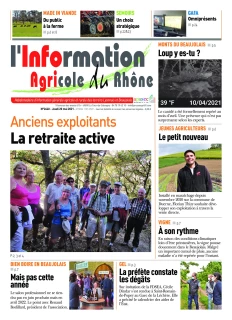 Information Agricole du Rhône papier bimensuelle et numérique (1 an)  = 167 € 