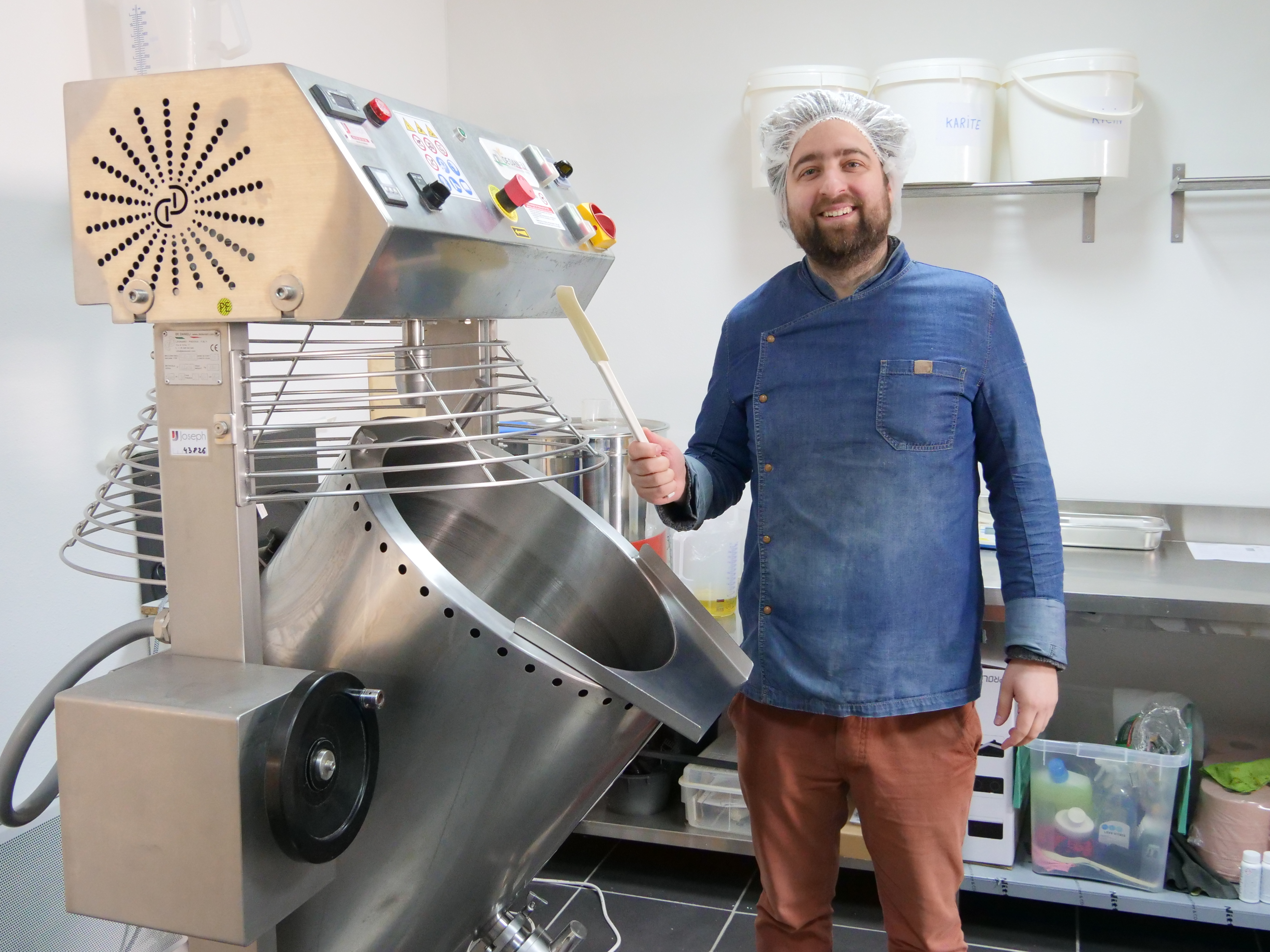 Des savons au marc de raisin fabriqués à Lyon