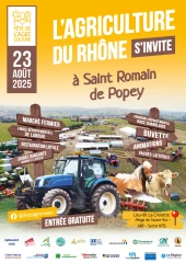 Samedi 23 août, rendez-vous à Saint-Romain-de-Popey pour la fête de l’agriculture ! 